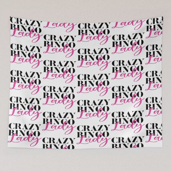 Item preview, Crazy lady bingo design designed and sold by Rsagur12.