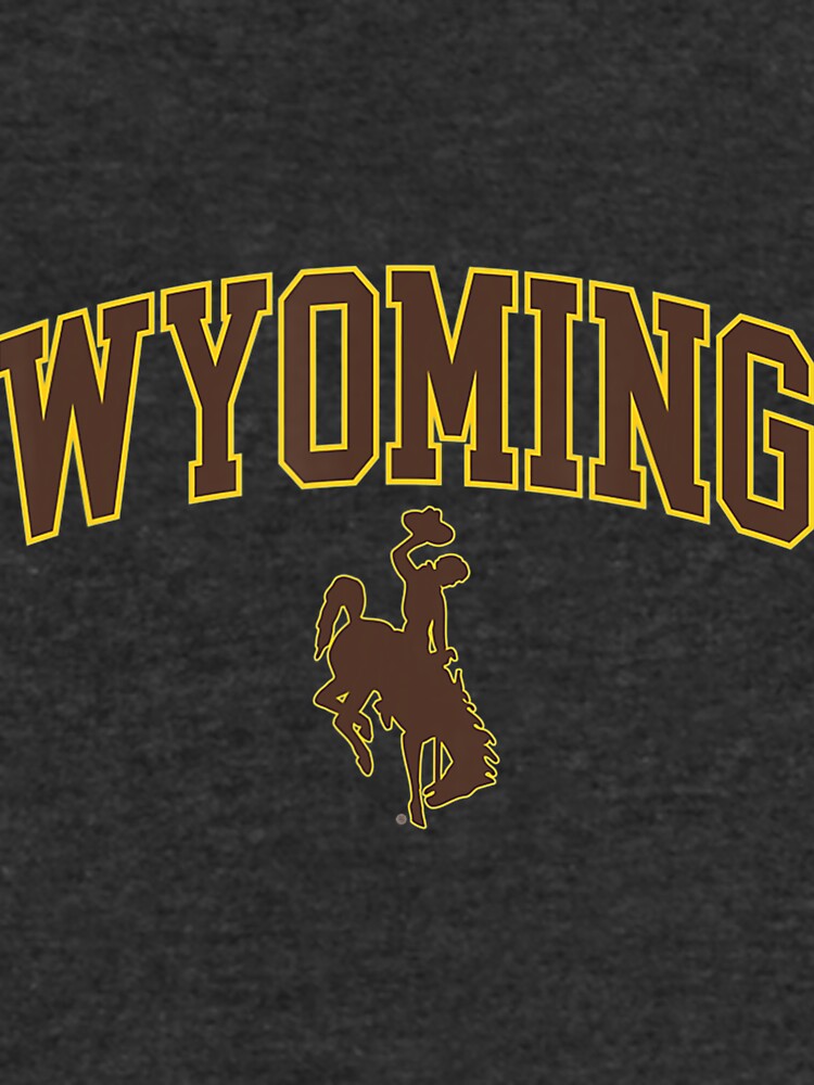 Mens Wyoming Cowboys Apparel Fan Favorite Arch  Essential T-Shirt