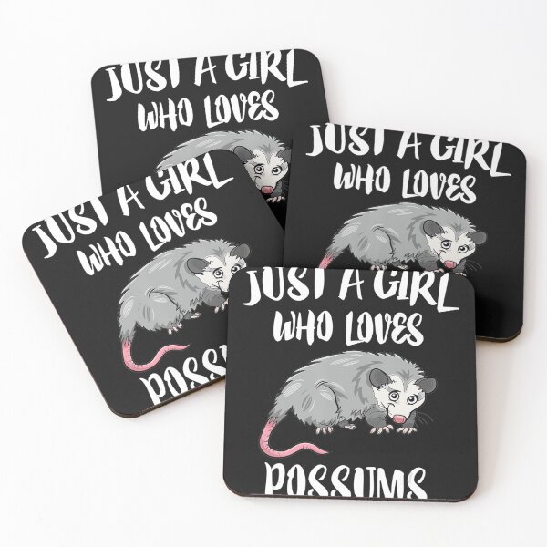 Item preview, Just A Girl Who Loves Possums Animal Gift  designed and sold by ElesaFox.