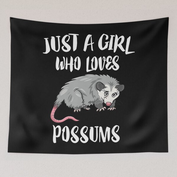 Item preview, Just A Girl Who Loves Possums Animal Gift  designed and sold by ElesaFox.
