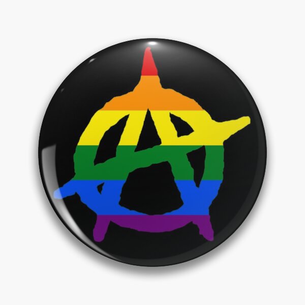 Item preview, Rainbow Anarchy Logo designed and sold by RevolutionInPaint.