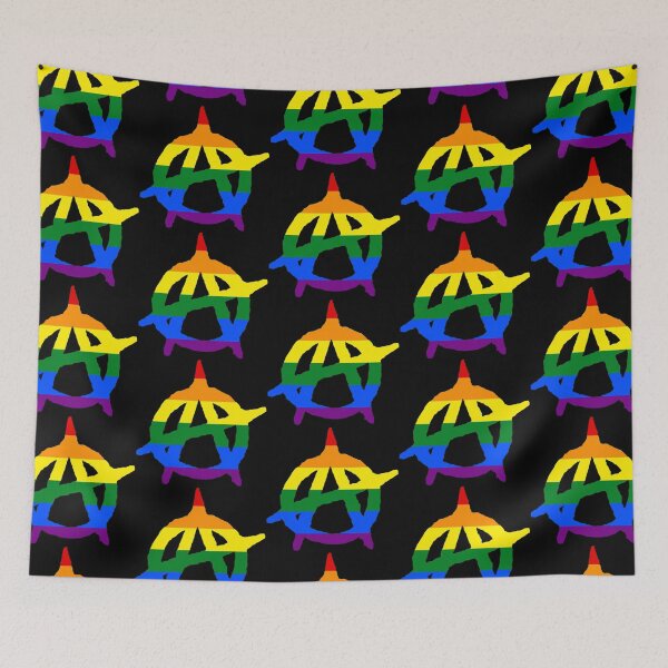 Item preview, Rainbow Anarchy Logo designed and sold by RevolutionInPaint.