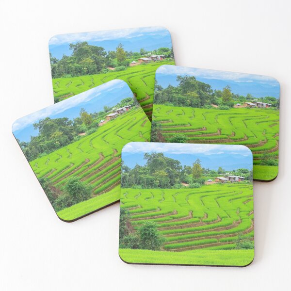 Item preview, Rice Terraces In Chiang Mai Thailand designed and sold by JTS STORE.