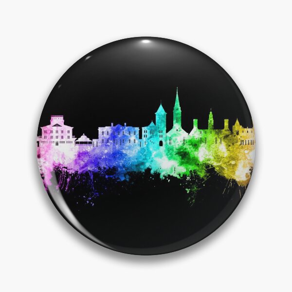 Item preview, New Bern North Carolina Skyline designed and sold by ArtPrints.