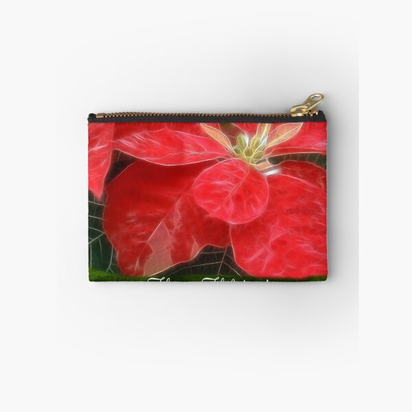 Item preview, Mottled Red Poinsettia 1 Ephemeral Happy Holidays P1F1 designed and sold by TravelPhotoArt.