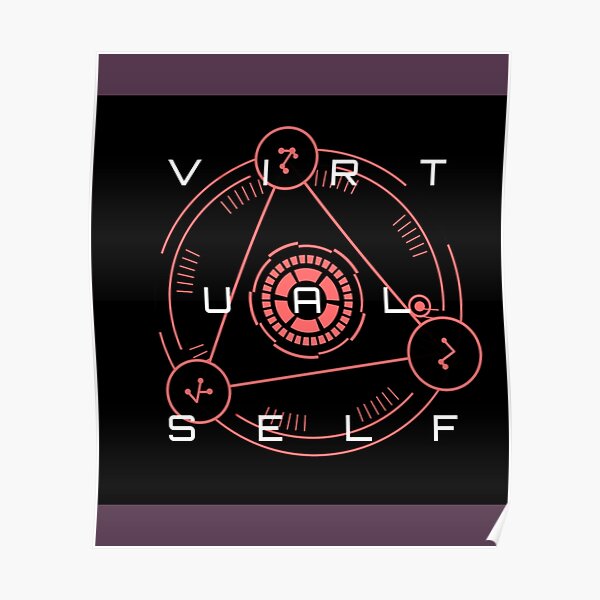 Virtual Self utopia system with text   Poster