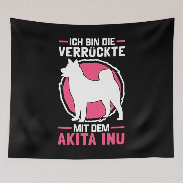 Item preview, Crazy Akita Inu Japanese dog owner designed and sold by madgrfx.