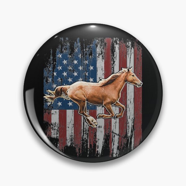 Artikelvorschau, Patriotisches Pferd American Flag Horseback Riding Farm Gift entworfen und verkauft von kellygritzman.