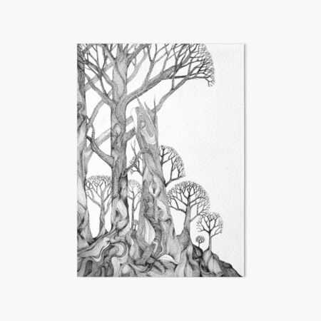 72Trees Art Board Print