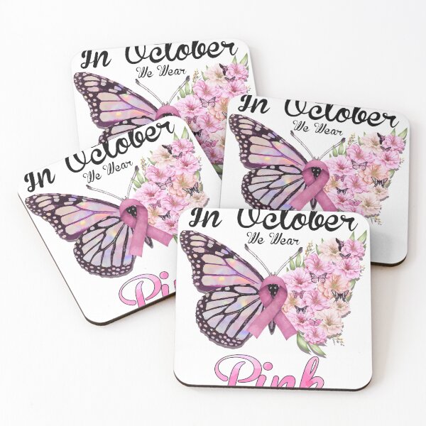 Item preview, Butterfly In October We Wear Pink Ribbon Breast Cancer designed and sold by BaseStore.
