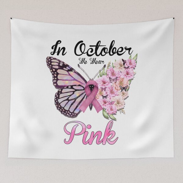 Item preview, Butterfly In October We Wear Pink Ribbon Breast Cancer designed and sold by BaseStore.