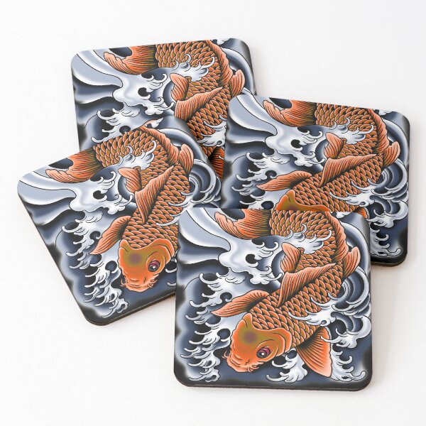 Item preview, Tattoo Koi Orange designed and sold by HexOne.
