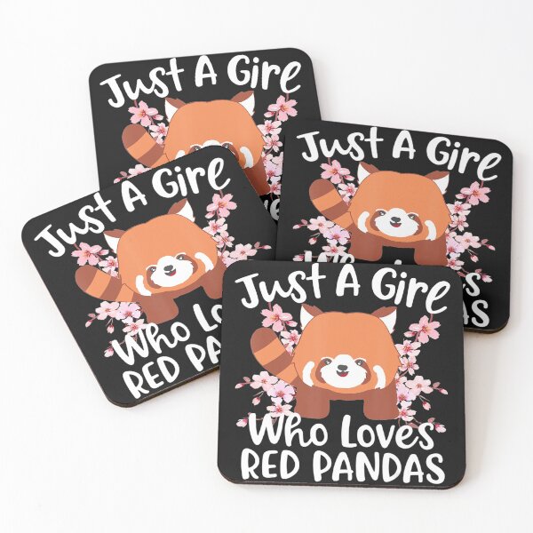 Item preview, Just A Girl Who Loves Red Pandas  designed and sold by ElesaFox.