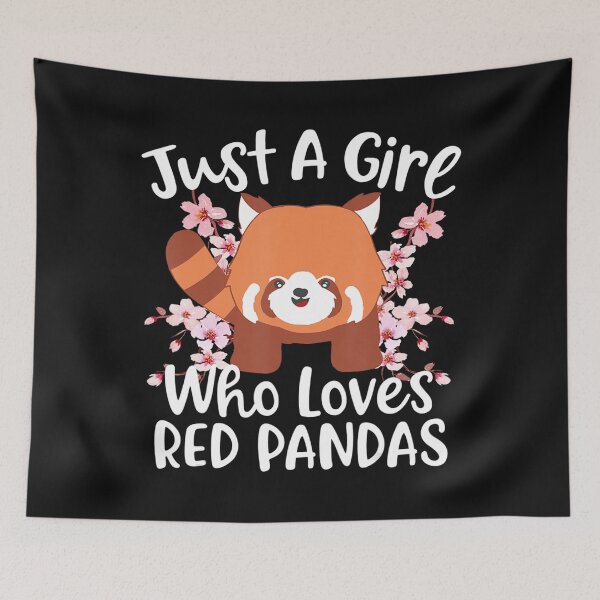 Item preview, Just A Girl Who Loves Red Pandas  designed and sold by ElesaFox.