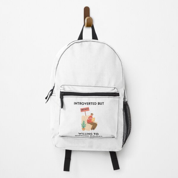 Item preview, Introverted But Willing to Discuss Books Book Lover designed and sold by chloeinca.