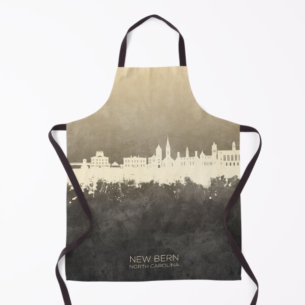 Item preview, New Bern North Carolina Skyline designed and sold by ArtPrints.