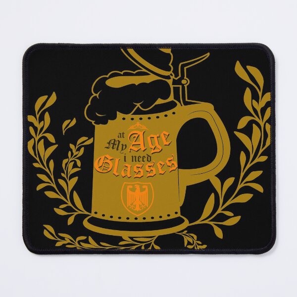 Item preview, At My Age I need Glasses ( Gold Beer ) designed and sold by KittySSmith.