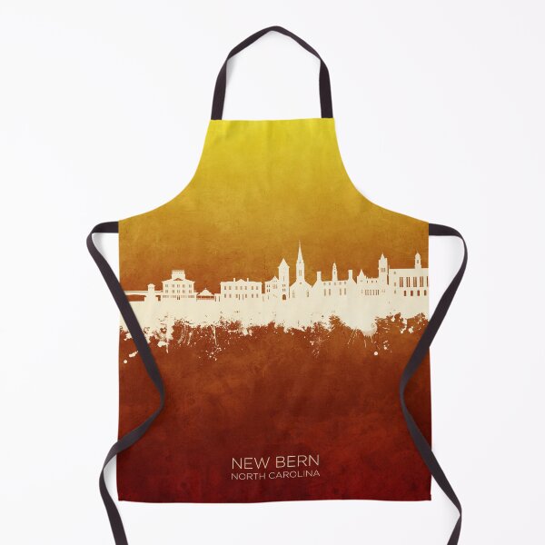 Item preview, New Bern North Carolina Skyline designed and sold by ArtPrints.