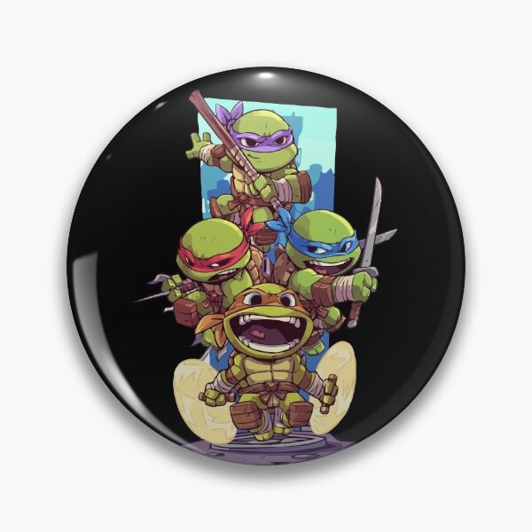 Item preview, Super Teenage Turtles Cute Chibi designed and sold by LindaUS.