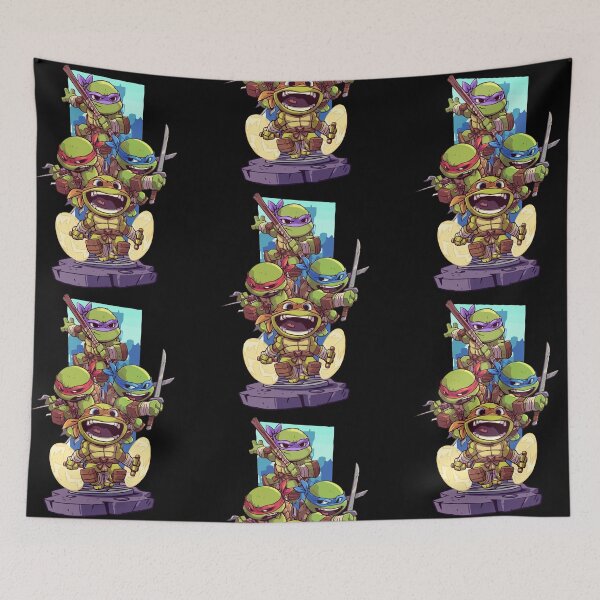Item preview, Super Teenage Turtles Cute Chibi designed and sold by LindaUS.