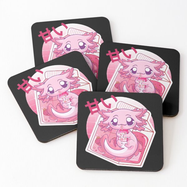 Artikelvorschau, Kawaii Axolotl Erdbeermilch Japanischer Anime entworfen und verkauft von TERRYCOXSHOP.