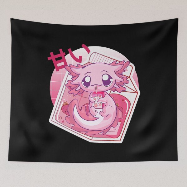 Artikelvorschau, Kawaii Axolotl Erdbeermilch Japanischer Anime entworfen und verkauft von TERRYCOXSHOP.