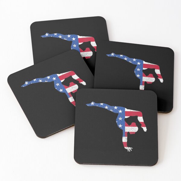 Item preview, Patriotic Sports Gift American USA Flag Girls Gymnastics  designed and sold by kellygritzman.
