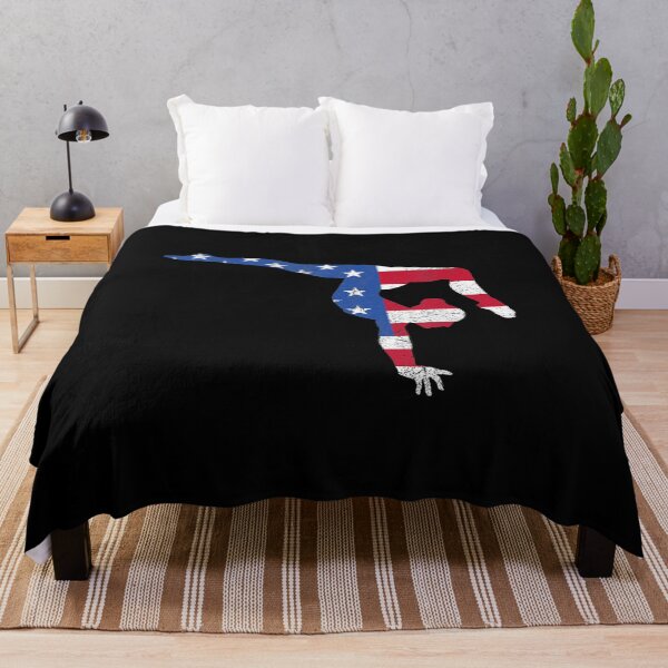 Item preview, Patriotic Sports Gift American USA Flag Girls Gymnastics designed and sold by kellygritzman.