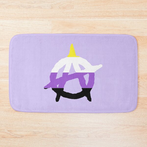 Item preview, Non Binary Anarchy Logo designed and sold by RevolutionInPaint.