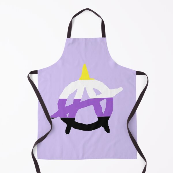 Item preview, Non Binary Anarchy Logo designed and sold by RevolutionInPaint.