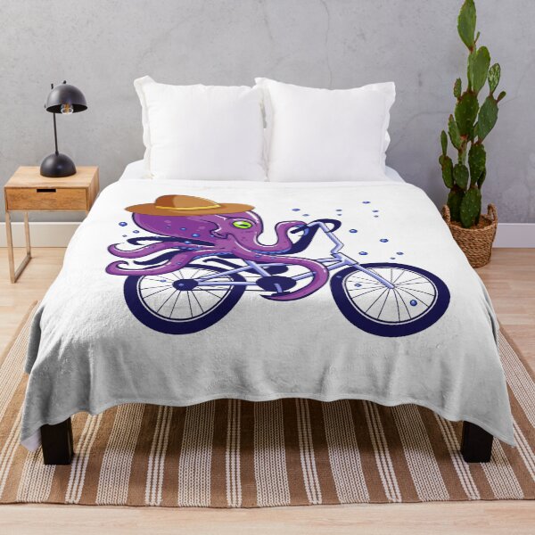 Item preview, Octopus Riding Bicycle Octopus Cycling designed and sold by BaseStore.