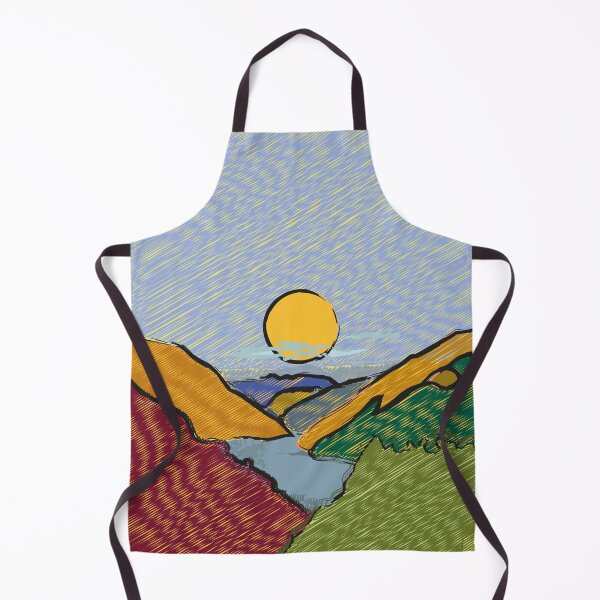 Item preview, Riverside landscape in autumn designed and sold by Emi Yañez.
