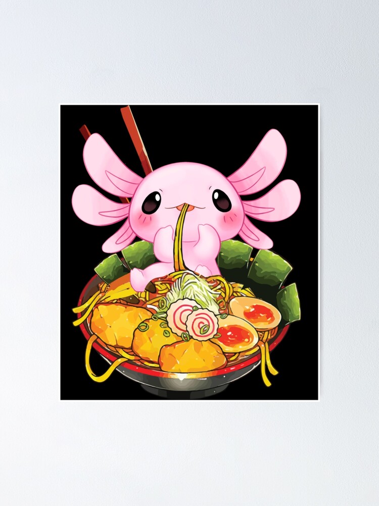 Axolotl Food Ramen Japanese Food Kawaii Animals Po Mug