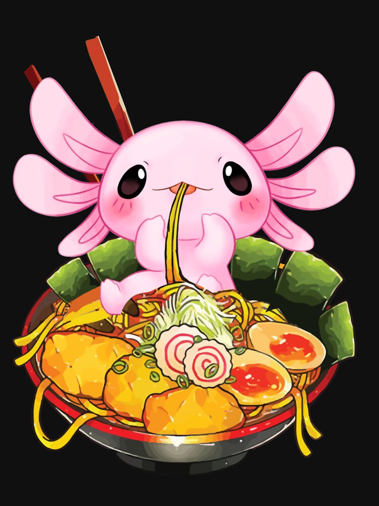Axolotl Food Ramen Japanese Food Kawaii Animals Po Mug