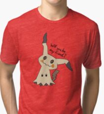 Will you be my friend? Mimikyu Tri-blend T-Shirt