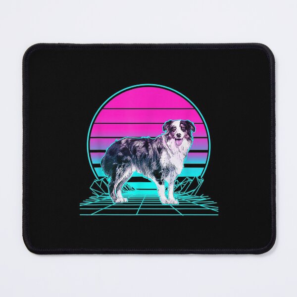 Item preview, Vintage Retro Sunset Australian Shepherd designed and sold by idabry.