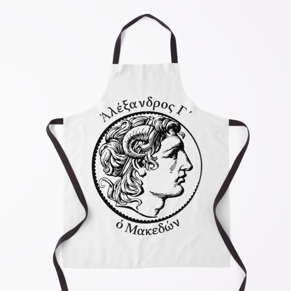 Item preview, Alexander III of Macedon portrait from ancient coin designed and sold by Happy Puppy Print On Demand.