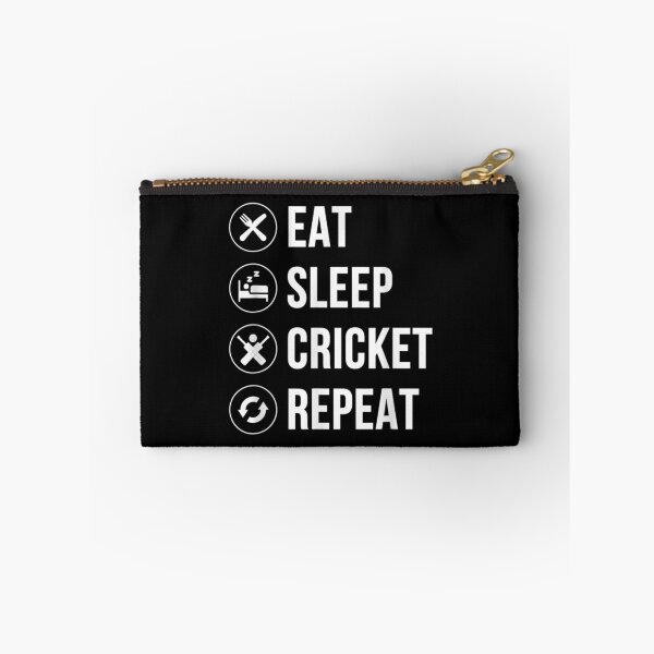 Item preview, Eat Sleep Repeat Cricket Player Coach Umpire Fan Gift designed and sold by idabry.