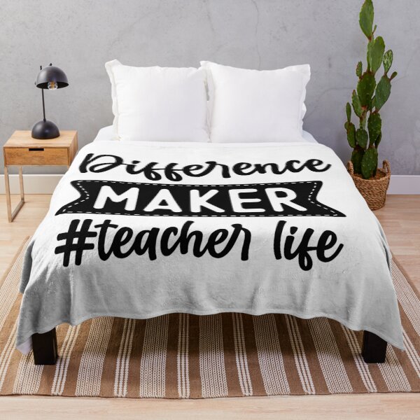 Artikelvorschau, Difference Maker Teacher Life - Lustiges Design für Lehrer entworfen und verkauft von Prince - Bestseller ★★★★★.