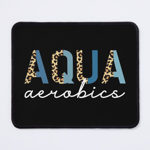 Artikelvorschau, Aqua-Aerobic-Gepard-Druck-Typografie | Wassergymnastik | Geschenke für Aqua-Aerobic-Liebhaber entworfen und verkauft von Violet Treasures.