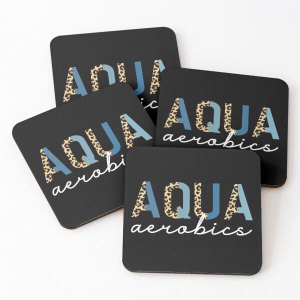 Item preview, Aqua aerobics cheetah print typography | Water Aerobics | Gifts for Aqua aerobics lover designed and sold by Violet Treasures.