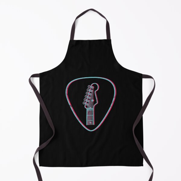 Item preview, 3D S-Style Guitar Headstock Outlines Guitar Pick Dark Theme designed and sold by nightsworthy.
