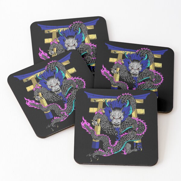 Item preview, Japanese Dragon with Kanji Symbols designed and sold by bluechic89.