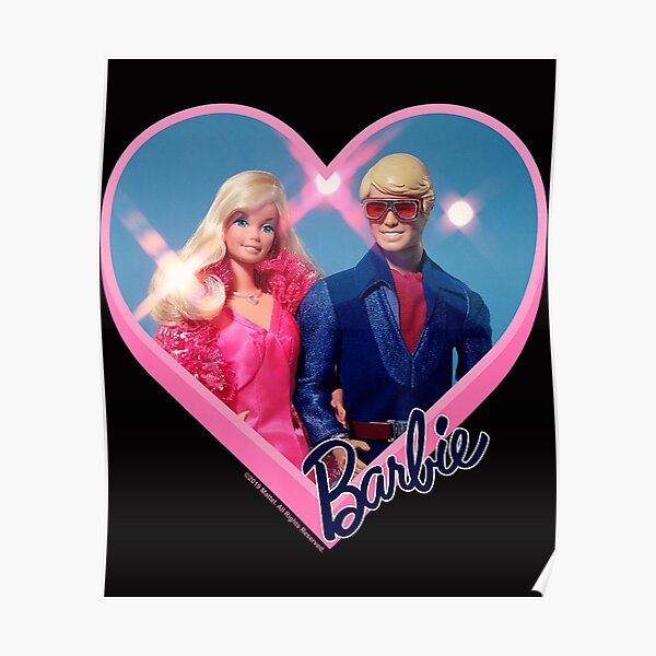 egoisme produktion gift Poster for Sale avec l'œuvre « Barbie Ken Coeur » de l'artiste  martynne2d7yy00 | Redbubble