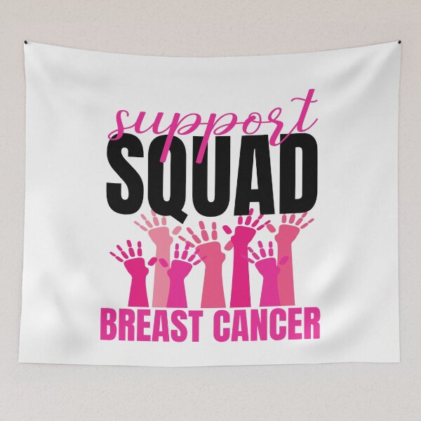 Item preview, Support squad breast cancer awareness Breast Cancer Warrior pink design designed and sold by mydreamcatcher.