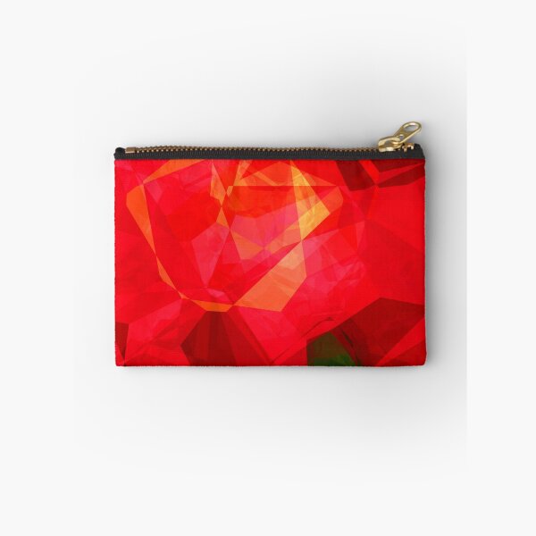 Item preview, Mottled Red Poinsettia 2 Abstract Polygons 1 designed and sold by TravelPhotoArt.