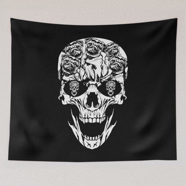 Item preview, Halloween Costume Skull Pug Dog Lover designed and sold by BaseStore.