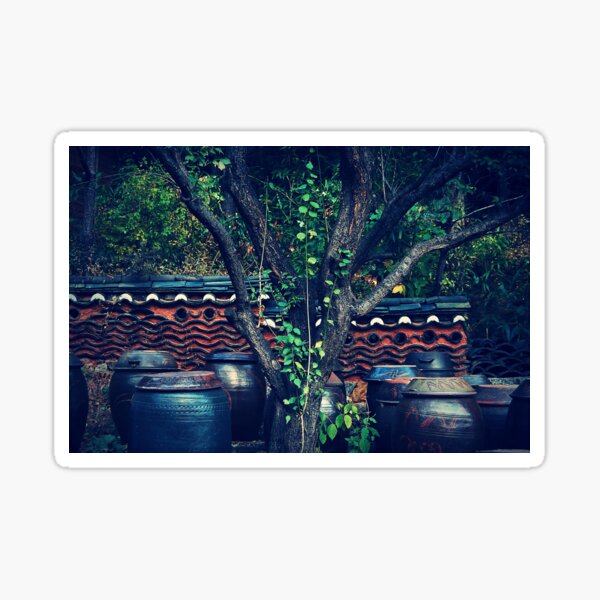 "Scenery of Korean pots" Sticker for Sale by SceneryStory Redbubble