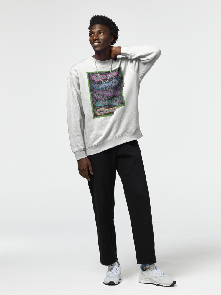 Thumbnail 3 of 7, Pullover Sweatshirt, Sending Spoons - I Hope You Are AWAP designed and sold by Shilissimo.