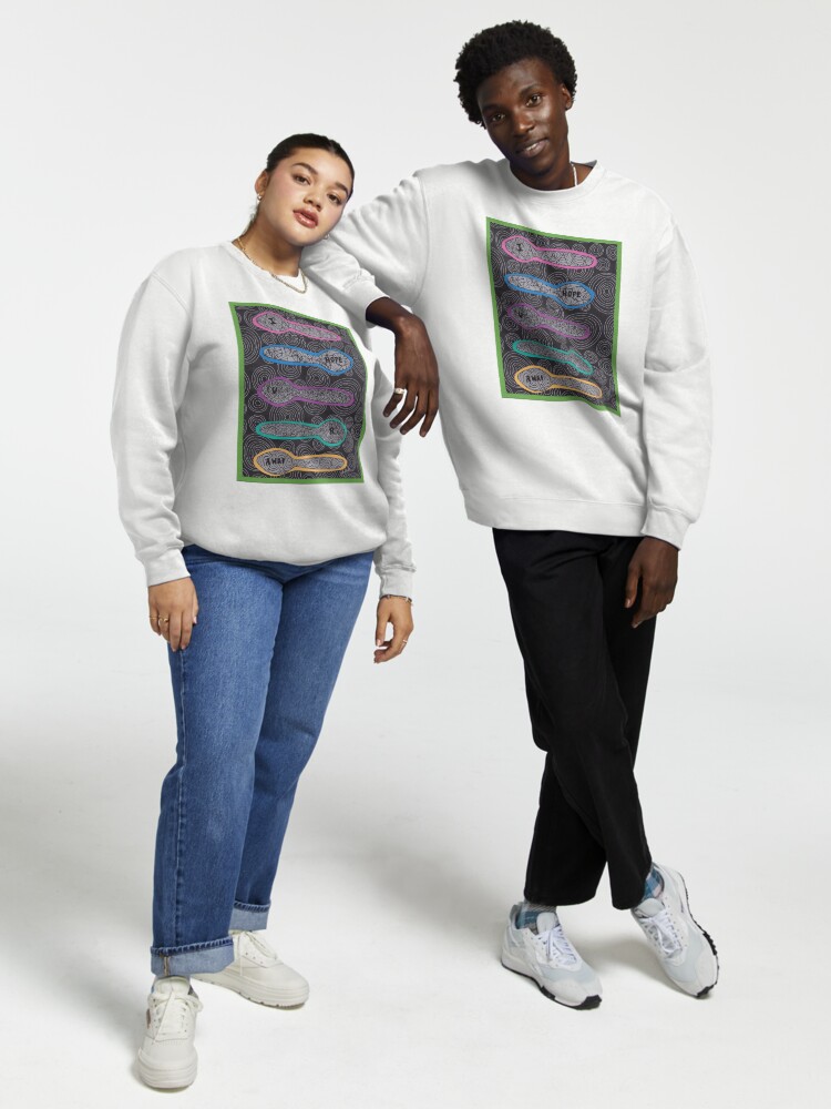 Thumbnail 1 of 7, Pullover Sweatshirt, Sending Spoons - I Hope You Are AWAP designed and sold by Shilissimo.